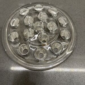 Large Crystal Frog Insertsp with 16 Holes for your Flower Arrangements